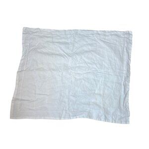 Echelon Home Linen Pillow Sham Belgian Flax White Rectangle 25" x 20"‎